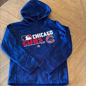 MLB Chicago Cubs Royal Blue Hooded Pullover KIDS